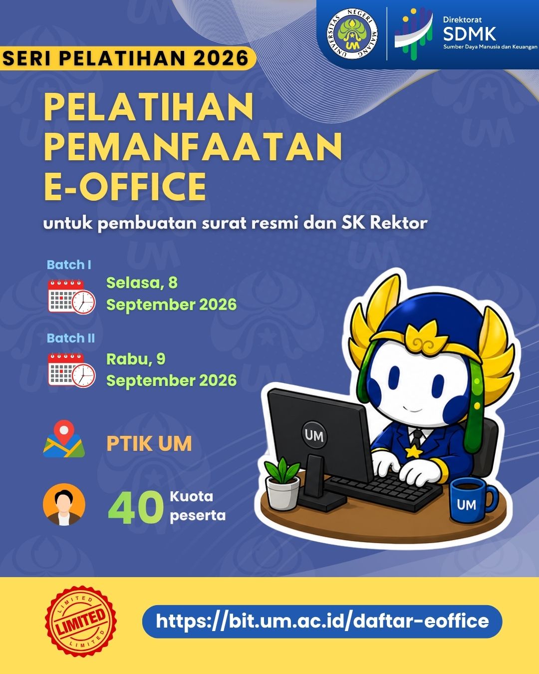 Peletihan Eoffice Um tahun 2026